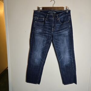 American Eagle Boy Fit Jeans Medium Wash Size 4